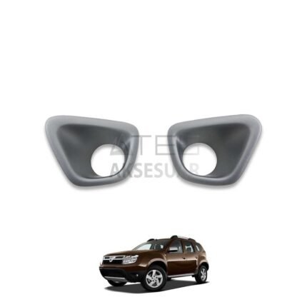 Dacia Duster Sis Farı Çerçevesi Mat Gri 2010-2017