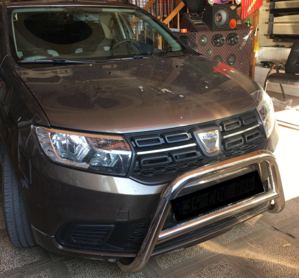 e4.png DACİA DUSTER ÖN KROM KORUMA - Görsel 1