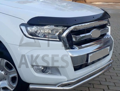Ford Ranger Ön Kaput Koruyucu Rüzgarlık 4mm (ABS) 2016-2
