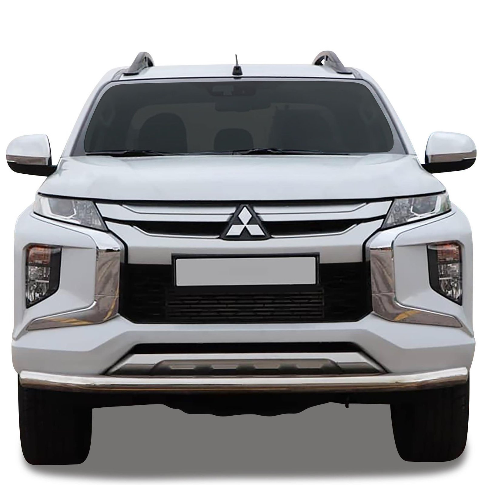 l200-nudge-bar-silver.jpg Mitsubishi L200 Ön Koruma - Görsel 1