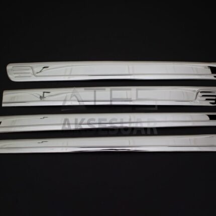 Toyota Hilux Krom Yan Kapı Çıtası 4 Parça 2015 ve Sonrası