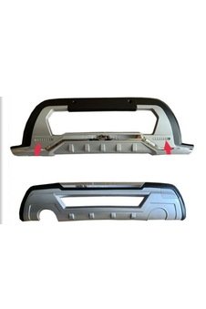 Dacia Duster İçin Uyumlu  Ön ve Arka Tampon Koruma 2018+