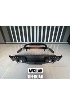 Mitsubishi L200 2009-2022 Ön Koruma-Arka Tampon Çelik--Marka