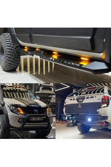 Mitsubishi L200 2015 Ön Koruma Pst+yan Basamaks32+arka Tampons20